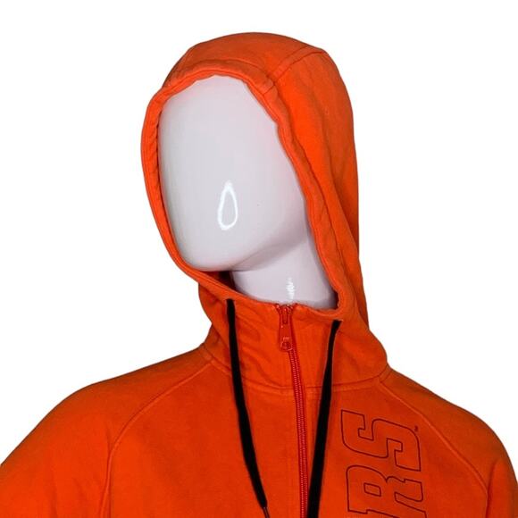 Columbia Beavers Hoodie Orange Zipper Down Two Front Pockets Size S - Picture 2 of 13
